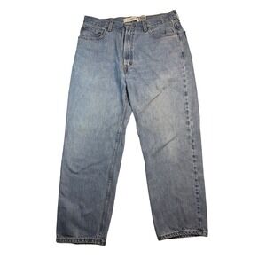 Levi's 550‎ Denim Relaxed Fit Blue Jeans Men's 36x29 Light Wash 90s Y2K Loose